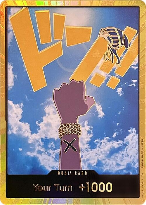 Image for DON!! Card (Vivi) (Gold) (Premium Booster -The Best-) (PRB-01) - One Piece Card Game