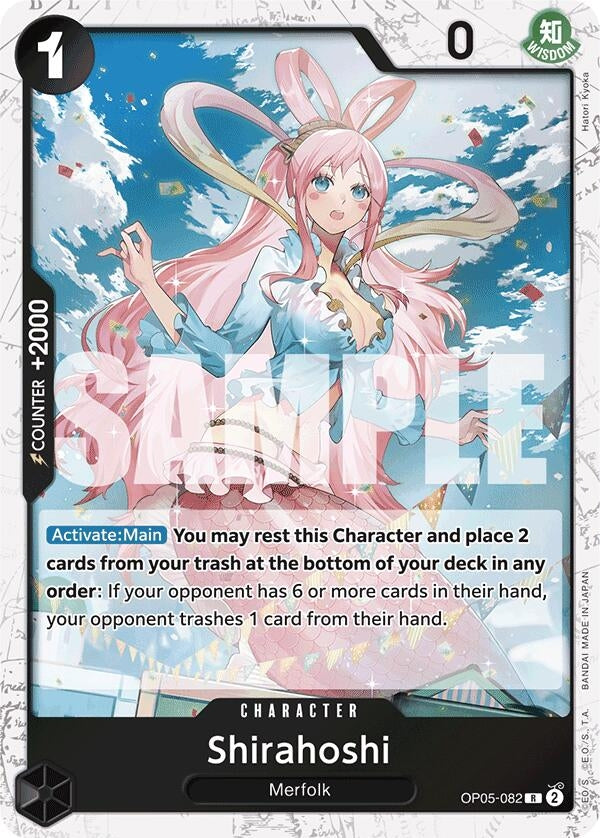 Image for Shirahoshi (OP05-082) (Jolly Roger Foil) (OP05-082) (Premium Booster -The Best-) (PRB-01) - One Piece Card Game