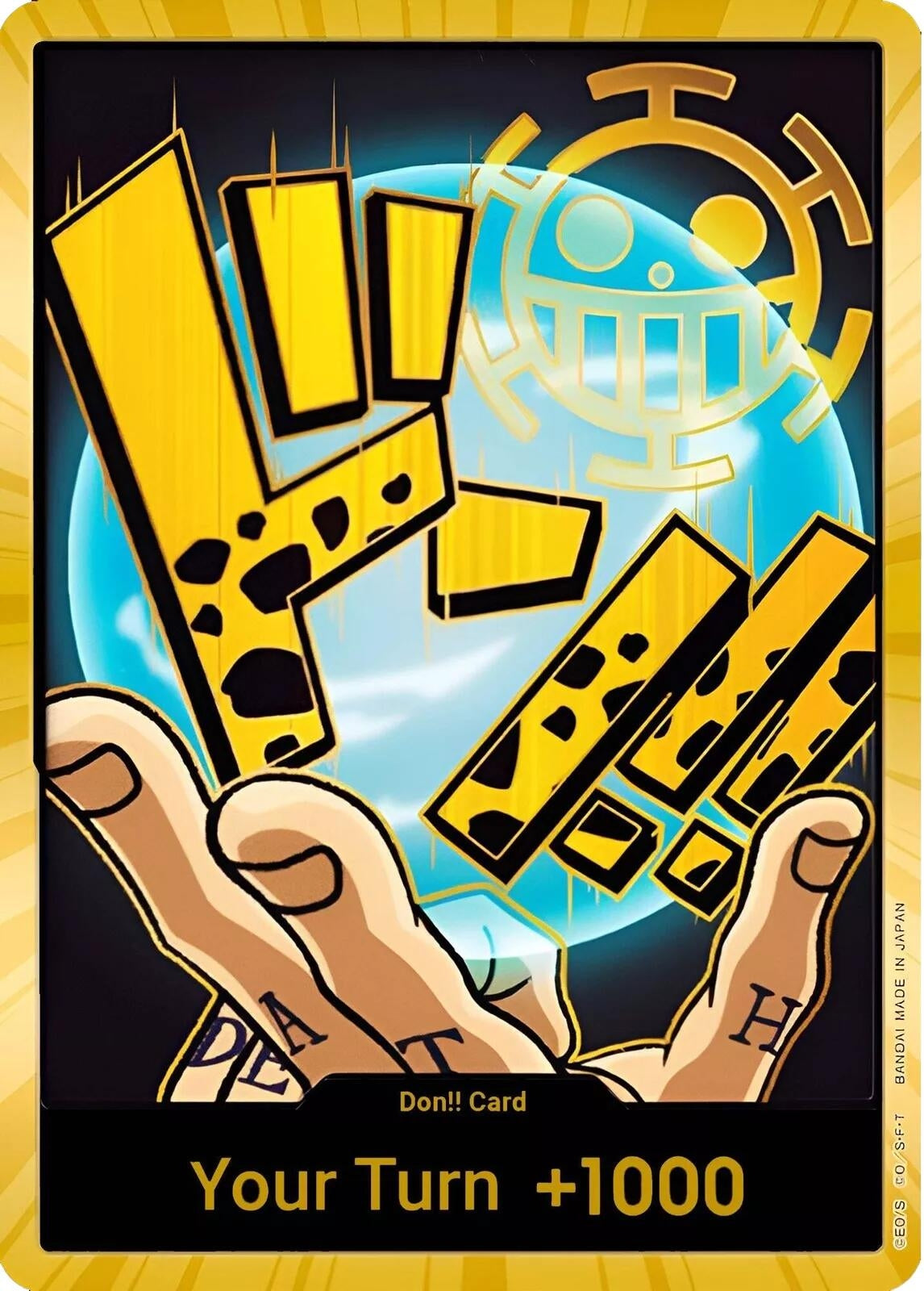 DON!! Card (Trafalgar Law) (Gold) (Premium Booster -The Best-)