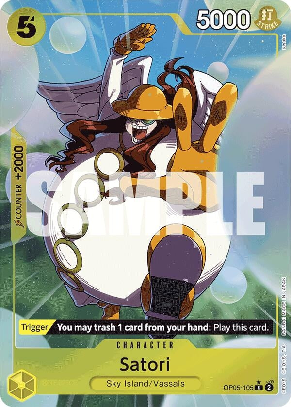 Image for Satori (Alternate Art) (OP05-105) (Premium Booster -The Best-) (PRB-01) - One Piece Card Game