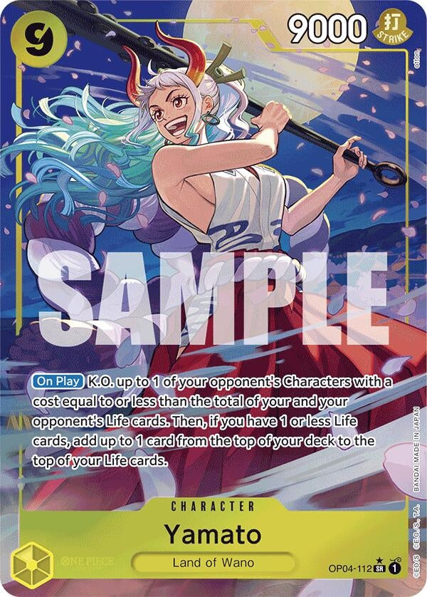 Image for Yamato (OP04-112) (Alternate Art) (OP04-112) (Premium Booster -The Best-) (PRB-01) - One Piece Card Game