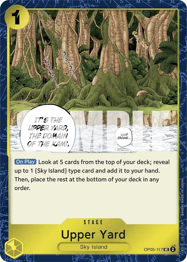 Image for Upper Yard (Jolly Roger Foil) (OP05-117) (Premium Booster -The Best-) (PRB-01) - One Piece Card Game
