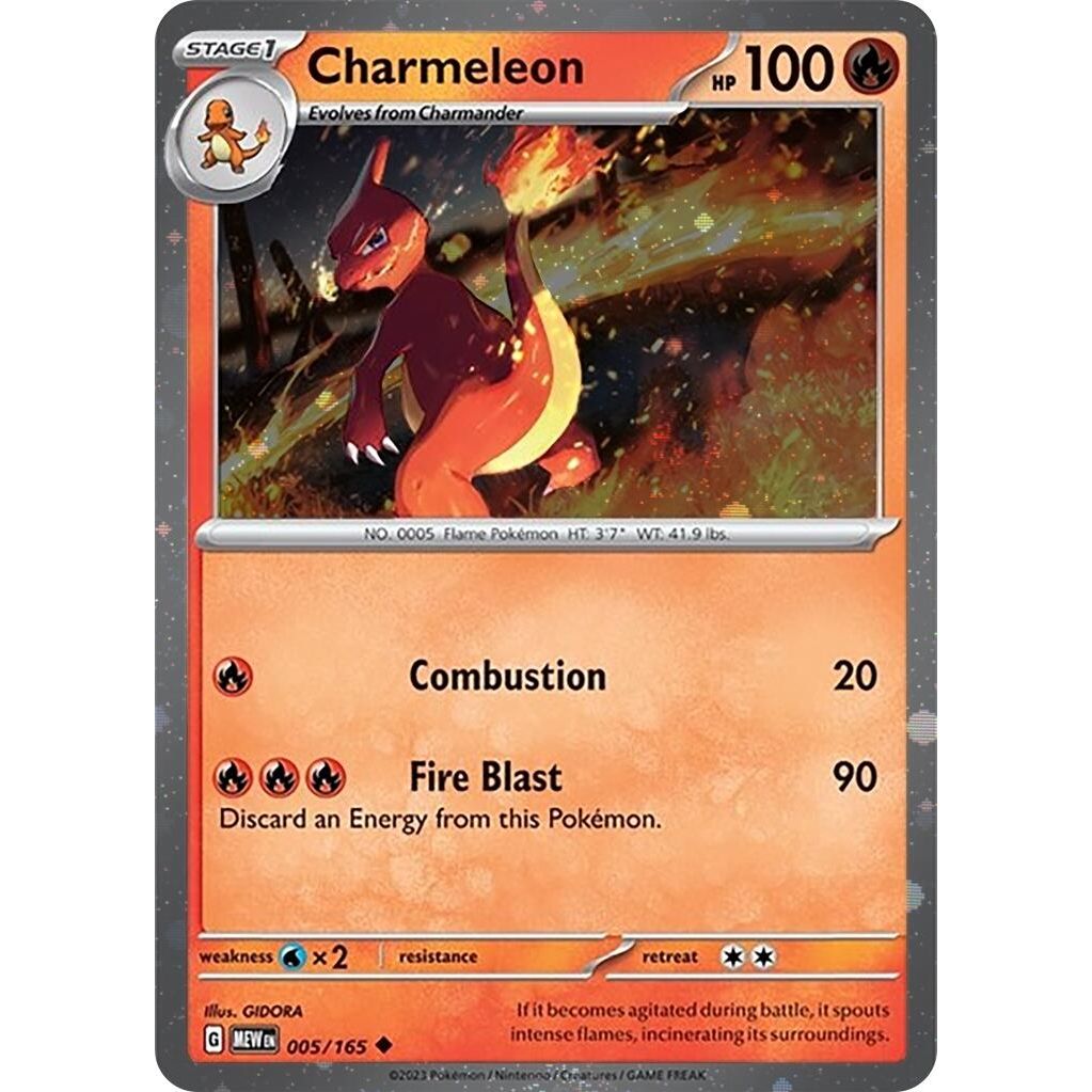 Charmeleon - 005/165 (Cosmos Holo) (005/165) (Miscellaneous Cards & Products) - PokeBox USA