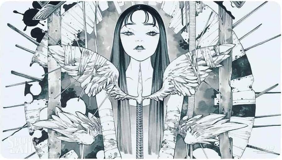 Image for Secret Lair 2024: Peach Momoko - Deep Thoughts Deep Feelings: Psychic Corrosion Playmat for Magic: The Gathering - Playmats