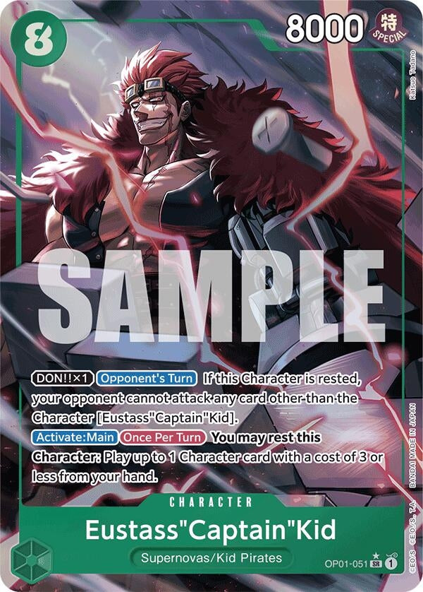 Image for Eustass"Captain"Kid (OP01-051) (Alternate Art) (OP01-051) (Premium Booster -The Best-) (PRB-01) - One Piece Card Game