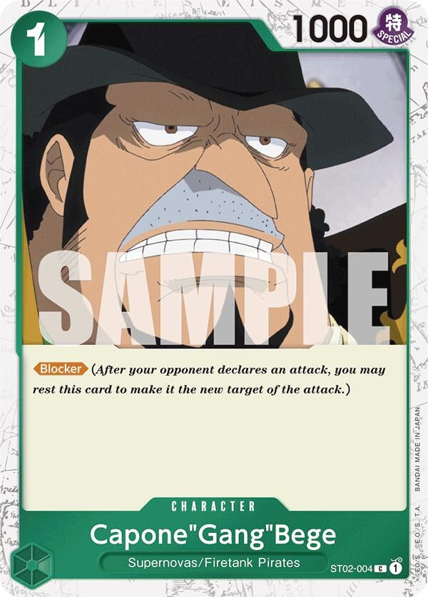 Image for Capone"Gang"Bege (ST02-004) (Jolly Roger Foil) (ST02-004) (Premium Booster -The Best-) (PRB-01) - One Piece Card Game