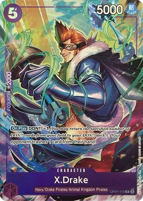 Image for X.Drake (Premium Card Collection -Best Selection Vol. 2-) (OP01-114) (One Piece Promotion Cards) (OP-PR) - One Piece Card Game