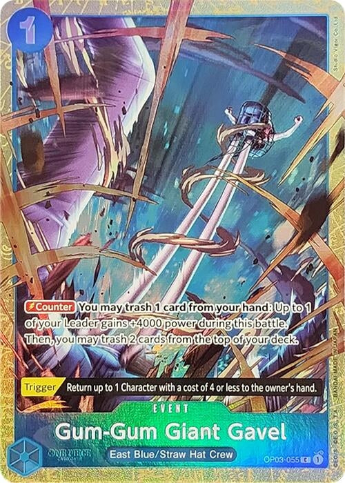 Image for Gum-Gum Giant Gavel (Premium Card Collection -Best Selection Vol. 2-) (OP03-055) (One Piece Promotion Cards) (OP-PR) - One Piece Card Game