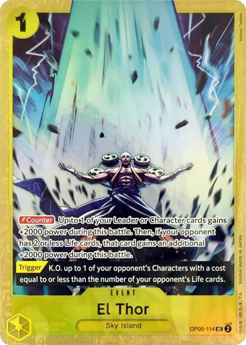 Image for El Thor (Premium Card Collection -Best Selection Vol. 2-) (OP05-114) (One Piece Promotion Cards) (OP-PR) - One Piece Card Game