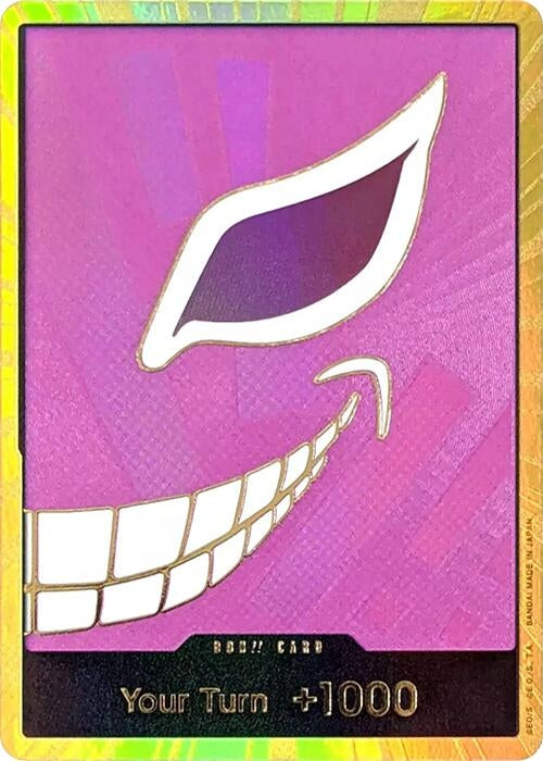 Image for DON!! Card (Donquixote Doflamingo) (Gold) (Premium Booster -The Best-) (PRB-01) - One Piece Card Game