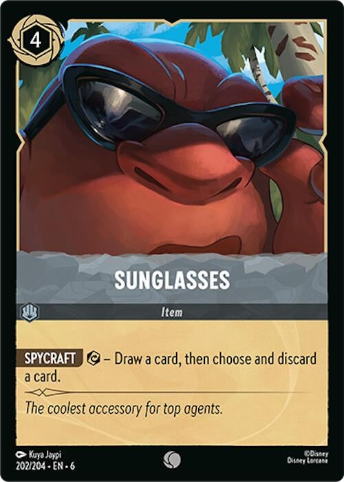 Image for Sunglasses (202/204) (Azurite Sea) (6) - Disney Lorcana