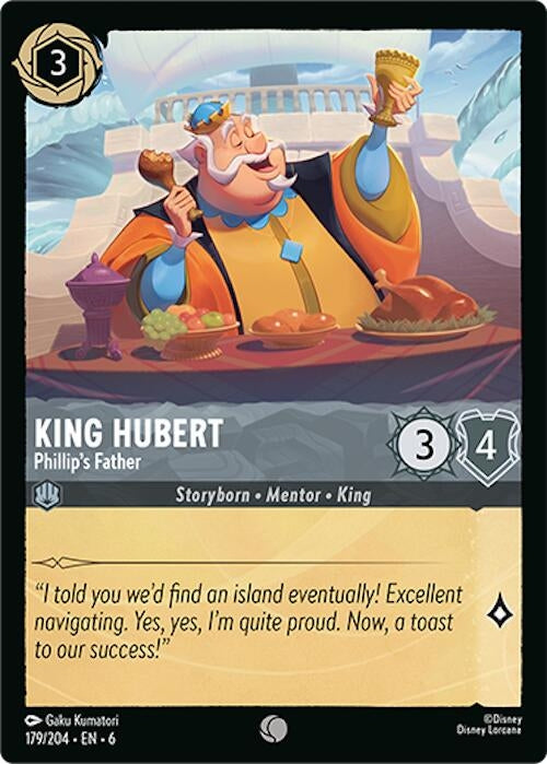 Image for King Hubert - Phillip's Father (179/204) (Azurite Sea) (6) - Disney Lorcana