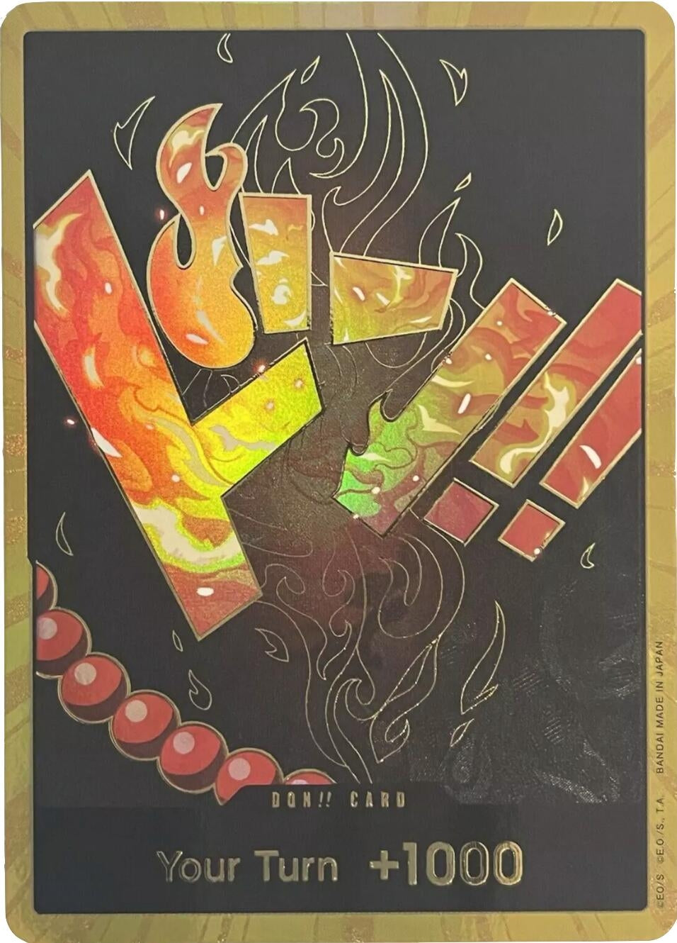 Image for DON!! Card (Ace) (Gold) (Premium Booster -The Best-) (PRB-01) - One Piece Card Game