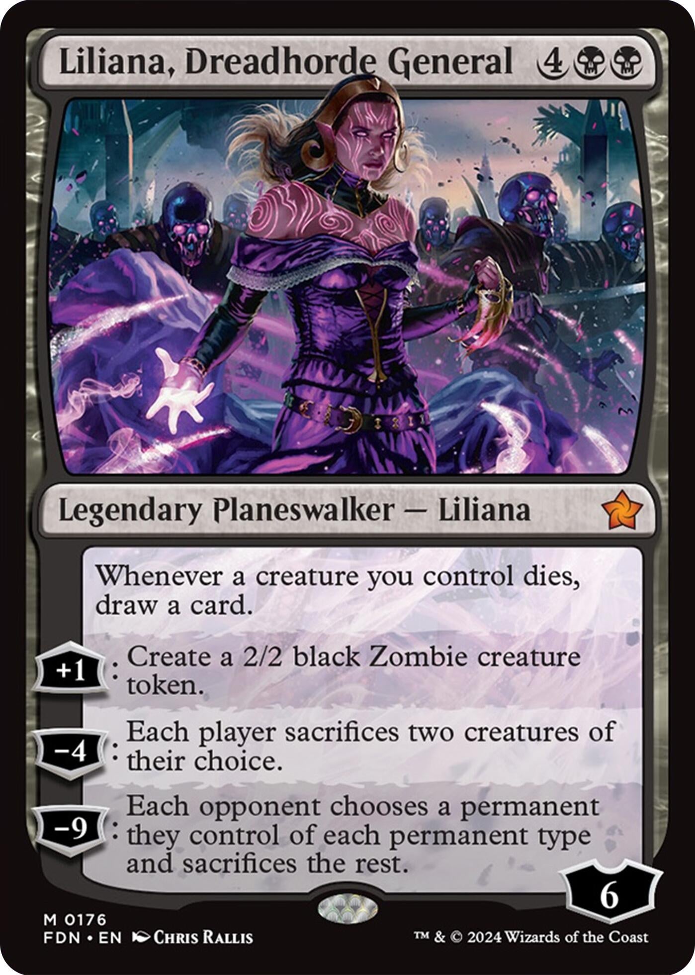 Liliana, Dreadhorde General (176) (Foundations)
