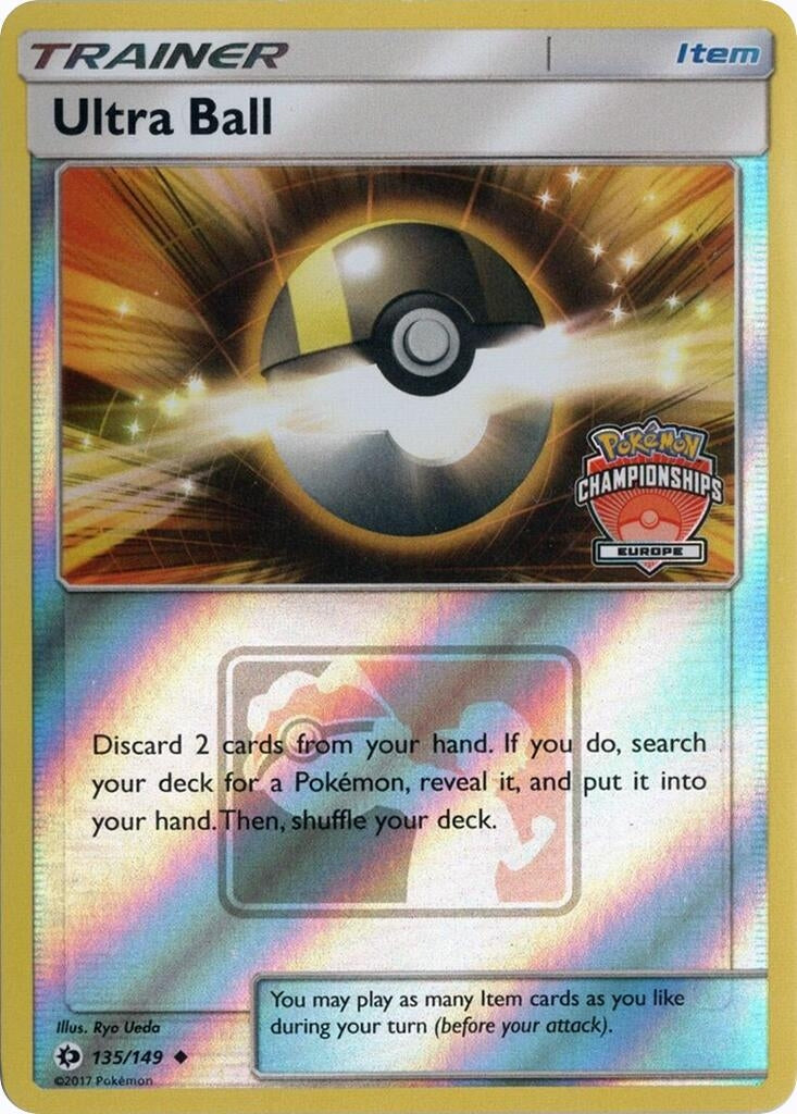 Image for Ultra Ball - 135/149 (Europe Championships) (135/149) (League & Championship Cards) (PR) - Pokemon