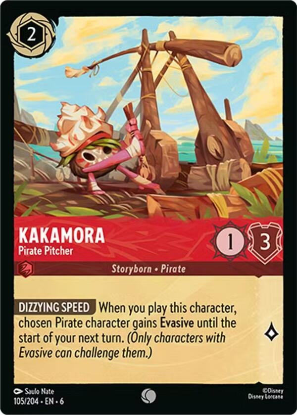 Image for Kakamora - Pirate Pitcher (105/204) (Azurite Sea) (6) - Disney Lorcana