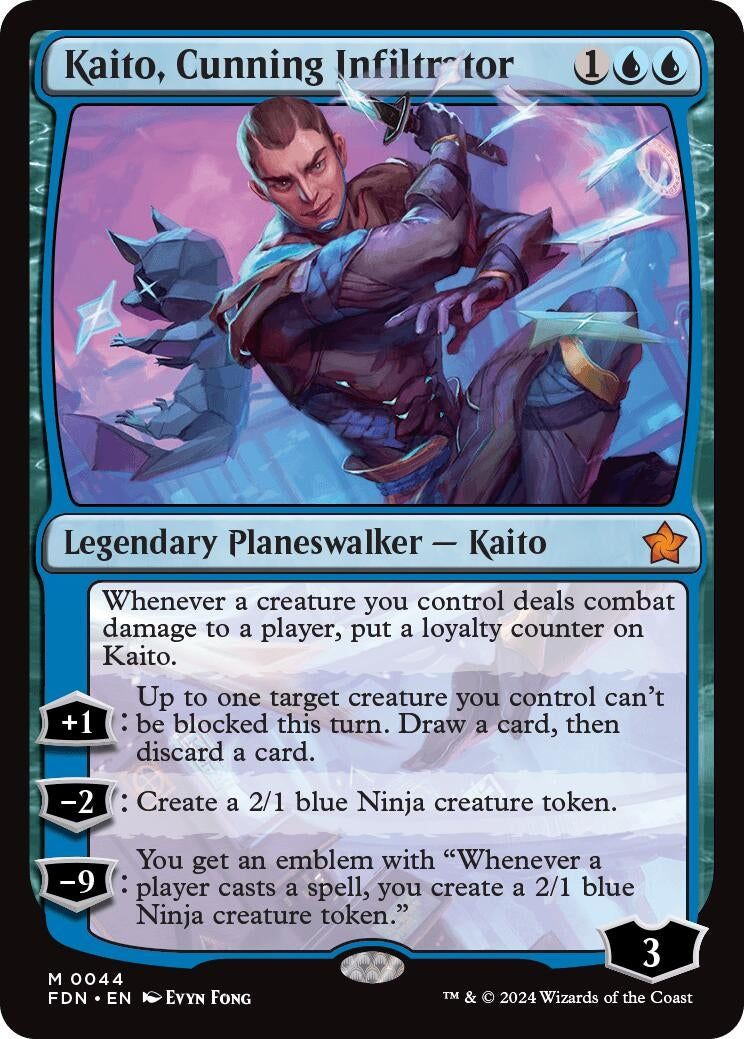 Kaito, Cunning Infiltrator (44) (Foundations) - PokeBox USA