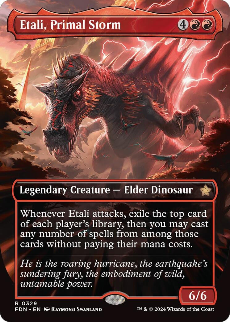 Etali, Primal Storm (Borderless) (329) (Foundations)