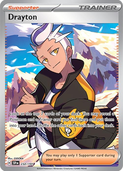 Drayton (232/191) (SV08: Surging Sparks) - PokeBox USA