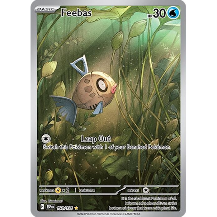 Image for Feebas (198/191) (SV08: Surging Sparks) - Pokemon