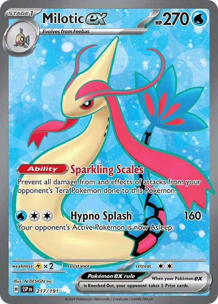 Milotic ex (217/191) (SV08: Surging Sparks) - PokeBox USA