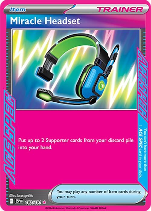 Miracle Headset (183/191) (SV08: Surging Sparks) - PokeBox USA