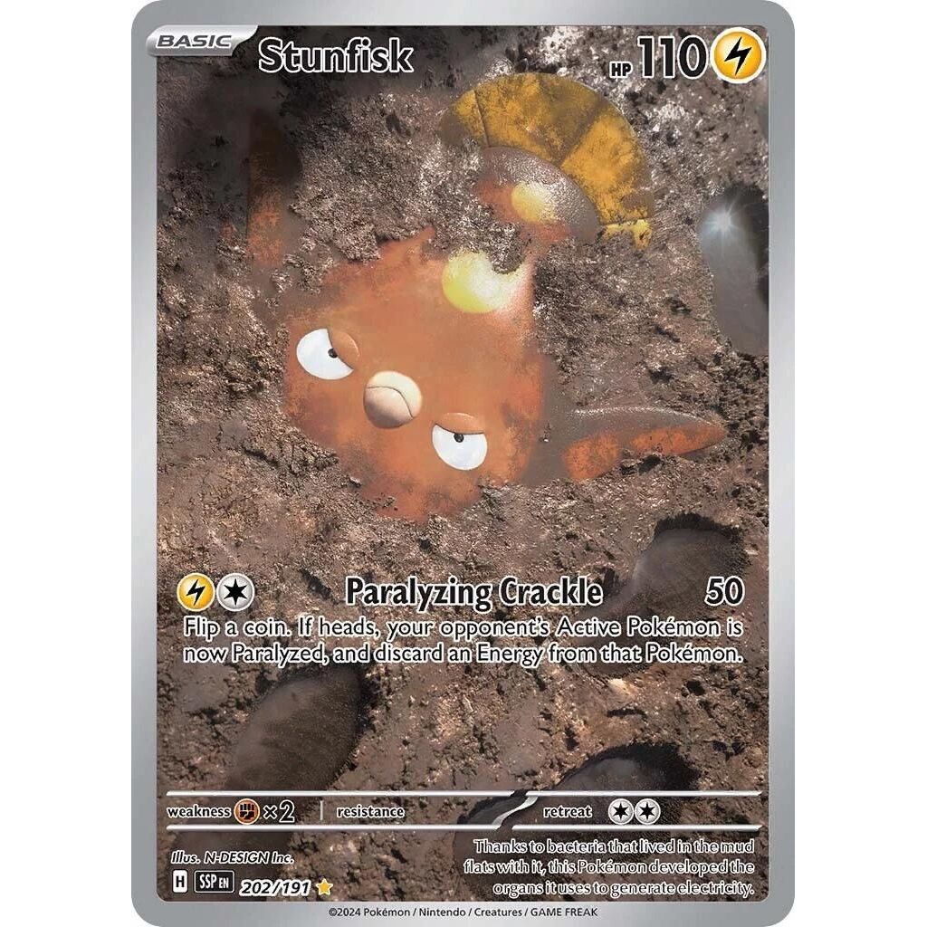 Stunfisk (202/191) (SV08: Surging Sparks) - PokeBox USA