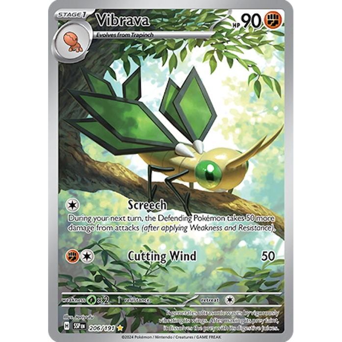Vibrava (206/191) (SV08: Surging Sparks) - PokeBox USA