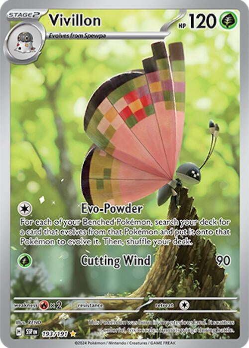 Vivillon (193/191) (SV08: Surging Sparks)
