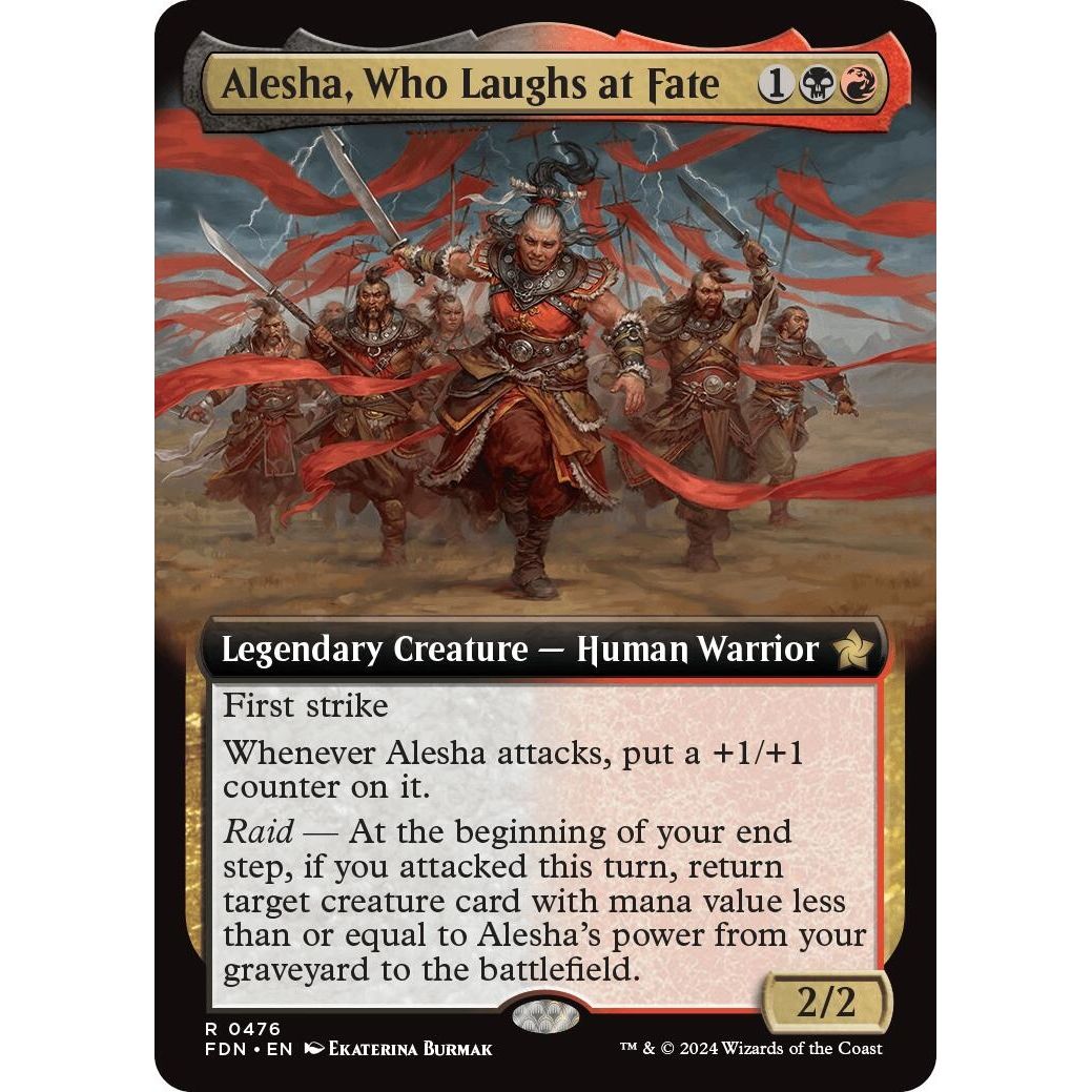 Alesha, Who Laughs at Fate (Extended Art) (476) (Foundations) - PokeBox USA