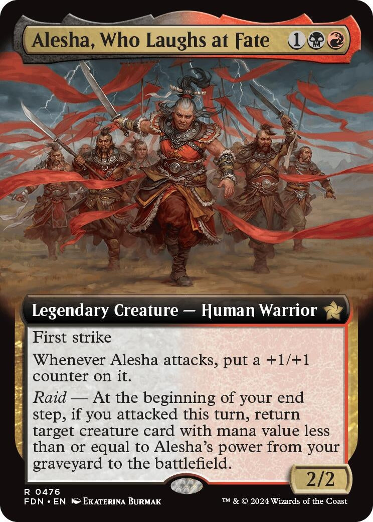 Alesha, Who Laughs at Fate (Extended Art) (476) (Foundations) - PokeBox USA