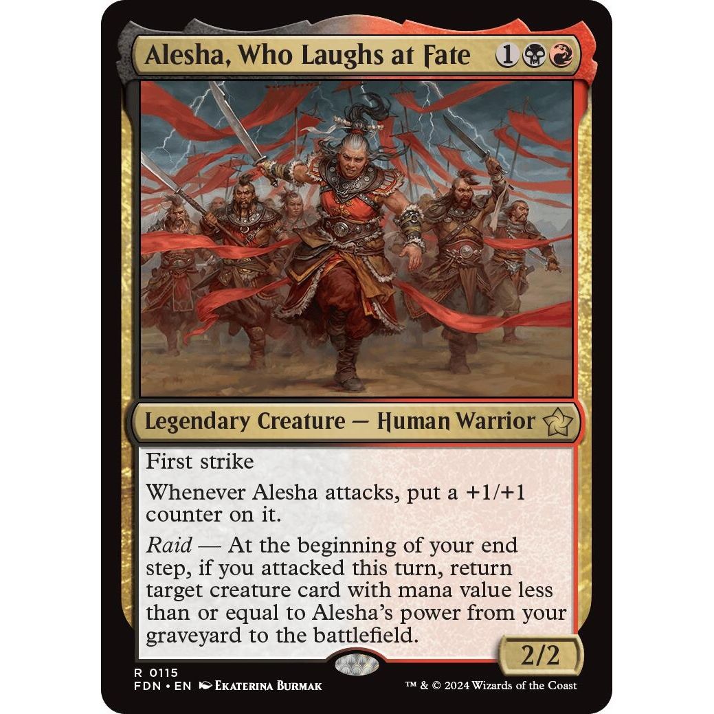 Alesha, Who Laughs at Fate (115) (Foundations) - PokeBox USA