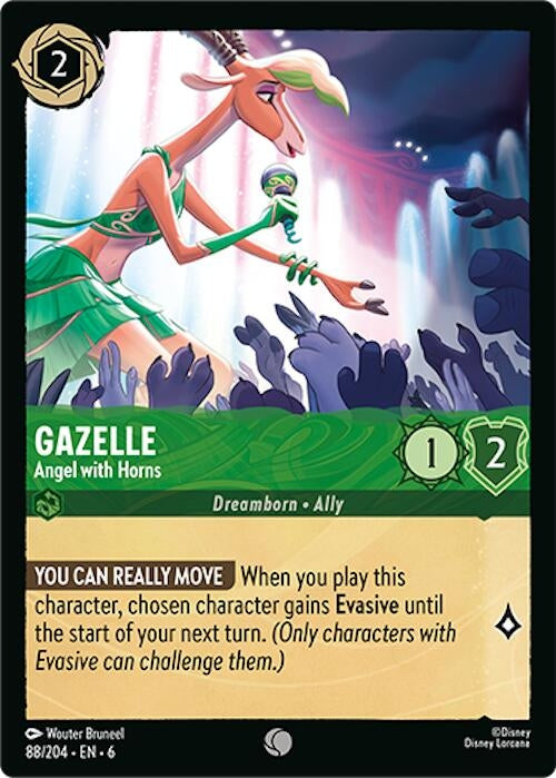 Image for Gazelle - Angel with Horns (88/204) (Azurite Sea) (6) - Disney Lorcana