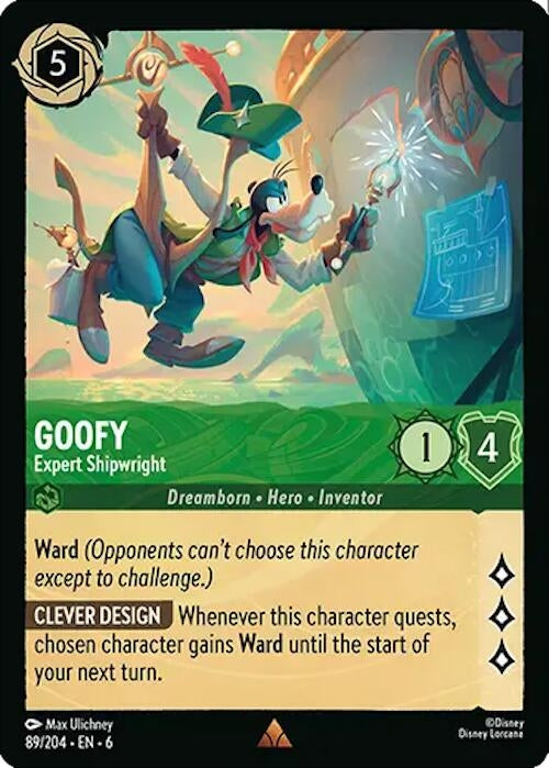 Image for Goofy - Expert Shipwright (89/204) (Azurite Sea) (6) - Disney Lorcana