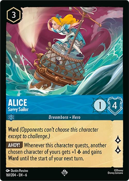 Image for Alice - Savvy Sailor (161/204) (Azurite Sea) (6) - Disney Lorcana