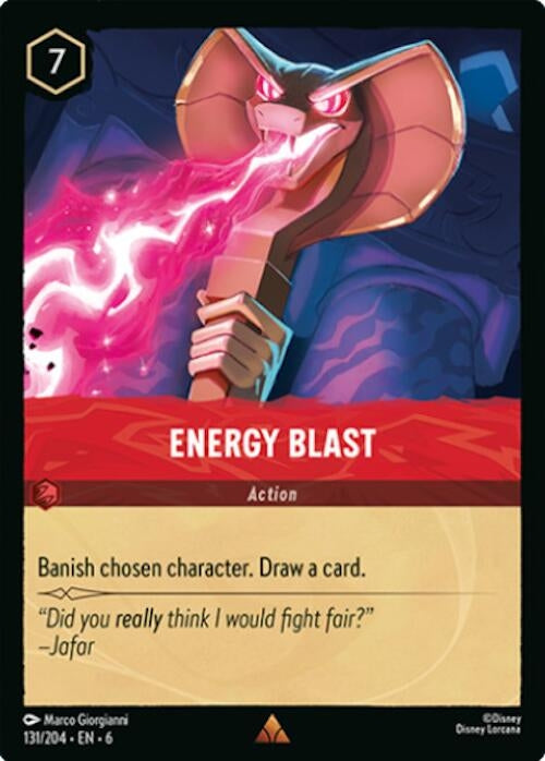 Image for Energy Blast (131/204) (Azurite Sea) (6) - Disney Lorcana