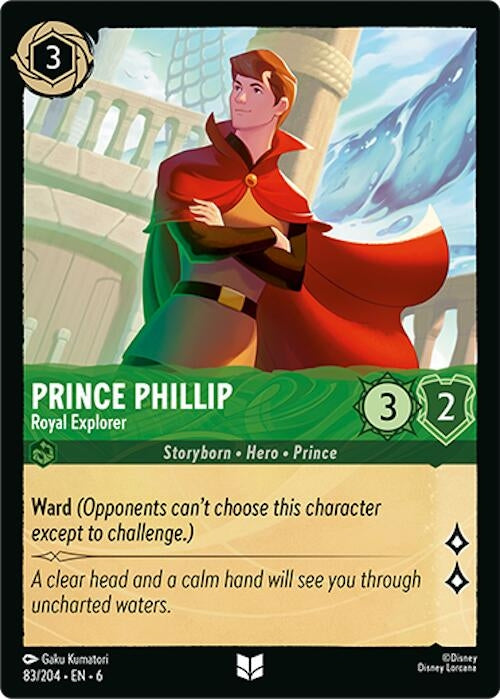 Image for Prince Phillip - Royal Explorer (83/204) (Azurite Sea) (6) - Disney Lorcana