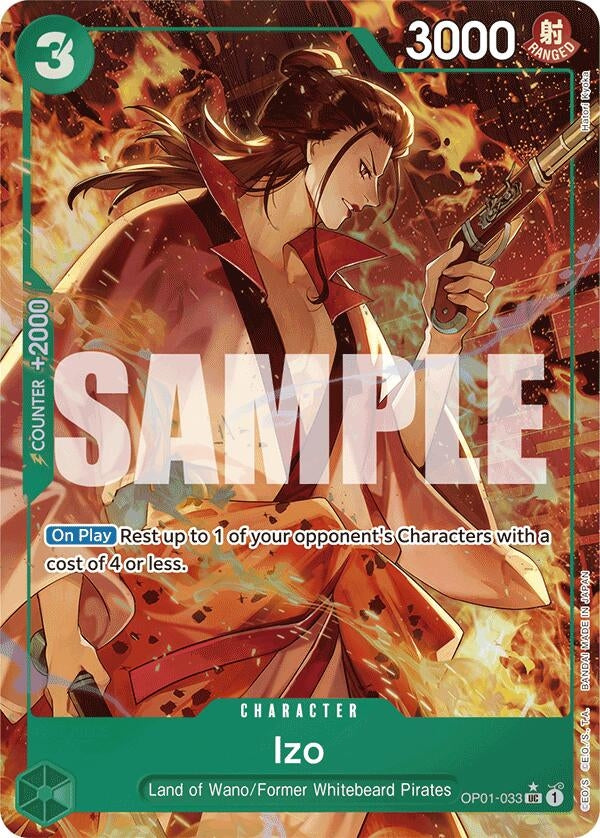 Image for Izo (OP01-033) (Alternate Art) (OP01-033) (Premium Booster -The Best-) (PRB-01) - One Piece Card Game