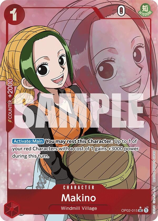 Image for Makino (Full Art) (OP02-015) (Premium Booster -The Best-) (PRB-01) - One Piece Card Game