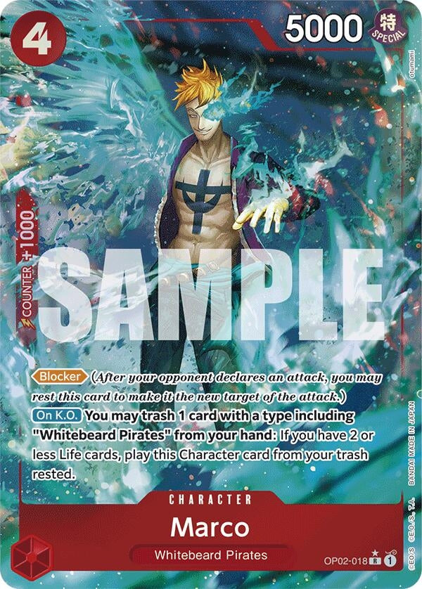 Image for Marco (Full Art) (OP02-018) (Premium Booster -The Best-) (PRB-01) - One Piece Card Game