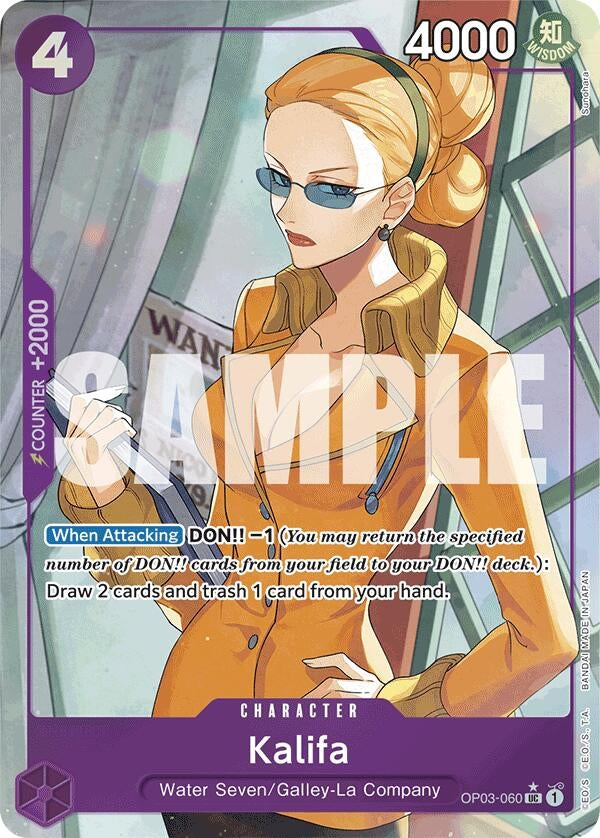 Image for Kalifa (Full Art) (OP03-060) (Premium Booster -The Best-) (PRB-01) - One Piece Card Game