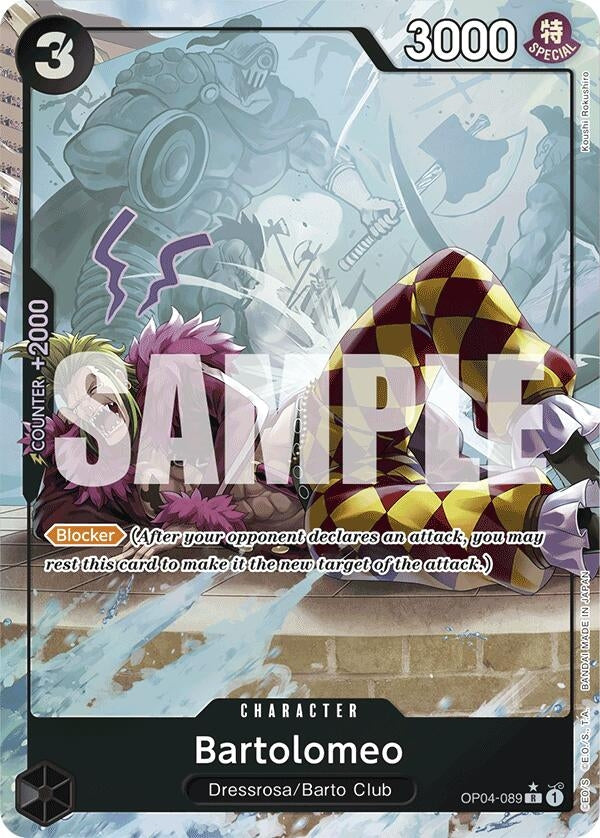 Image for Bartolomeo (OP04-089) (Full Art) (OP04-089) (Premium Booster -The Best-) (PRB-01) - One Piece Card Game