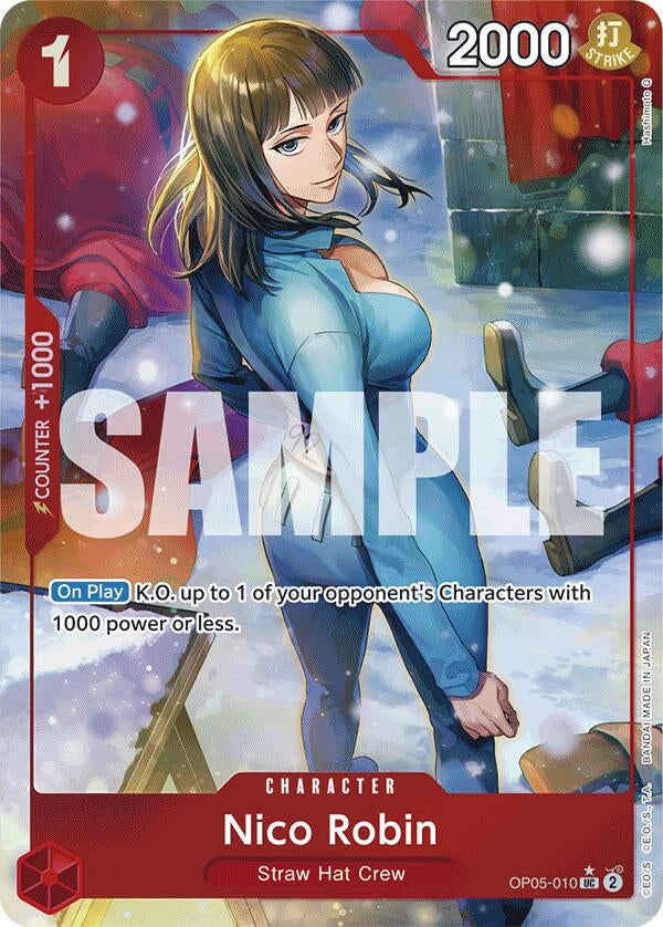 Image for Nico Robin (Full Art) (OP05-010) (Premium Booster -The Best-) (PRB-01) - One Piece Card Game