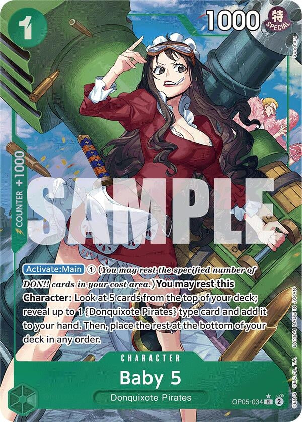 Image for Baby 5 (OP05-034) (Alternate Art) (OP05-034) (Premium Booster -The Best-) (PRB-01) - One Piece Card Game