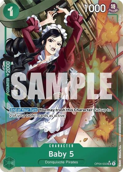 Image for Baby 5 (OP04-032) (Full Art) (OP04-032) (Premium Booster -The Best-) (PRB-01) - One Piece Card Game