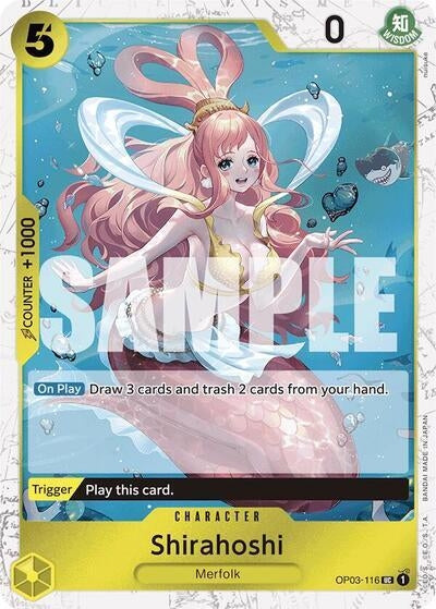 Image for Shirahoshi (OP03-116) (Jolly Roger Foil) (OP03-116) (Premium Booster -The Best-) (PRB-01) - One Piece Card Game