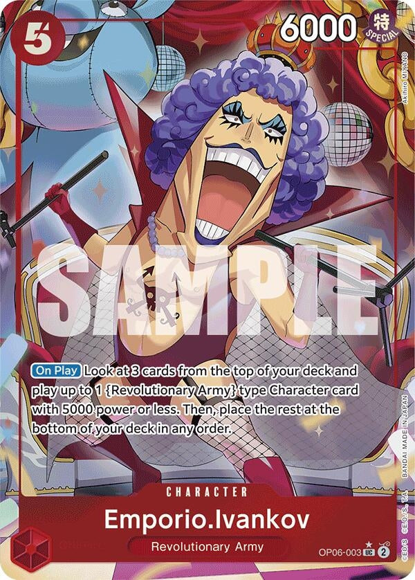 Image for Emporio.Ivankov (Full Art) (OP06-003) (Premium Booster -The Best-) (PRB-01) - One Piece Card Game
