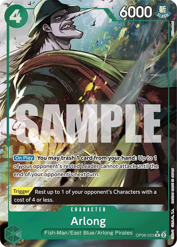 Image for Arlong (Full Art) (OP06-023) (Premium Booster -The Best-) (PRB-01) - One Piece Card Game