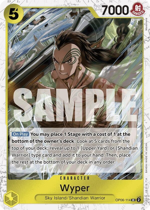 Image for Wyper (Jolly Roger Foil) (OP06-114) (Premium Booster -The Best-) (PRB-01) - One Piece Card Game