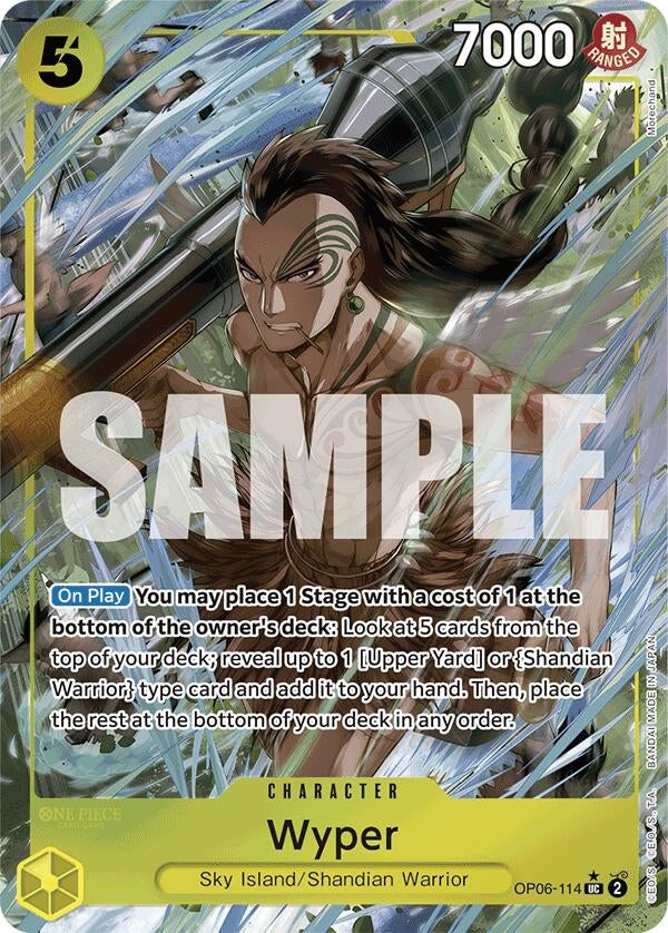 Image for Wyper (Full Art) (OP06-114) (Premium Booster -The Best-) (PRB-01) - One Piece Card Game